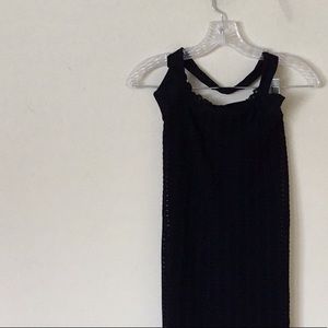 Guess by Marciano Bodycon Dress Halter Black Eyele…